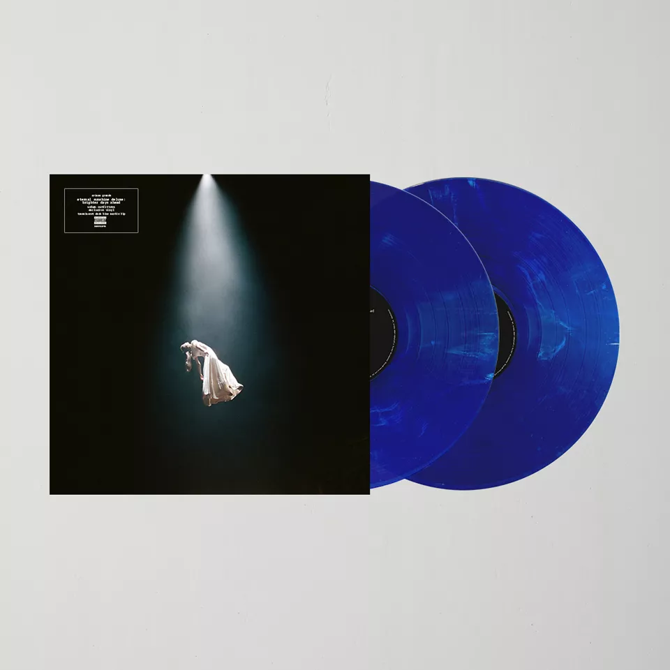 Ariana Grande - eternal sunshine: brighter days ahead ( transparent dark blue marble vinyl)