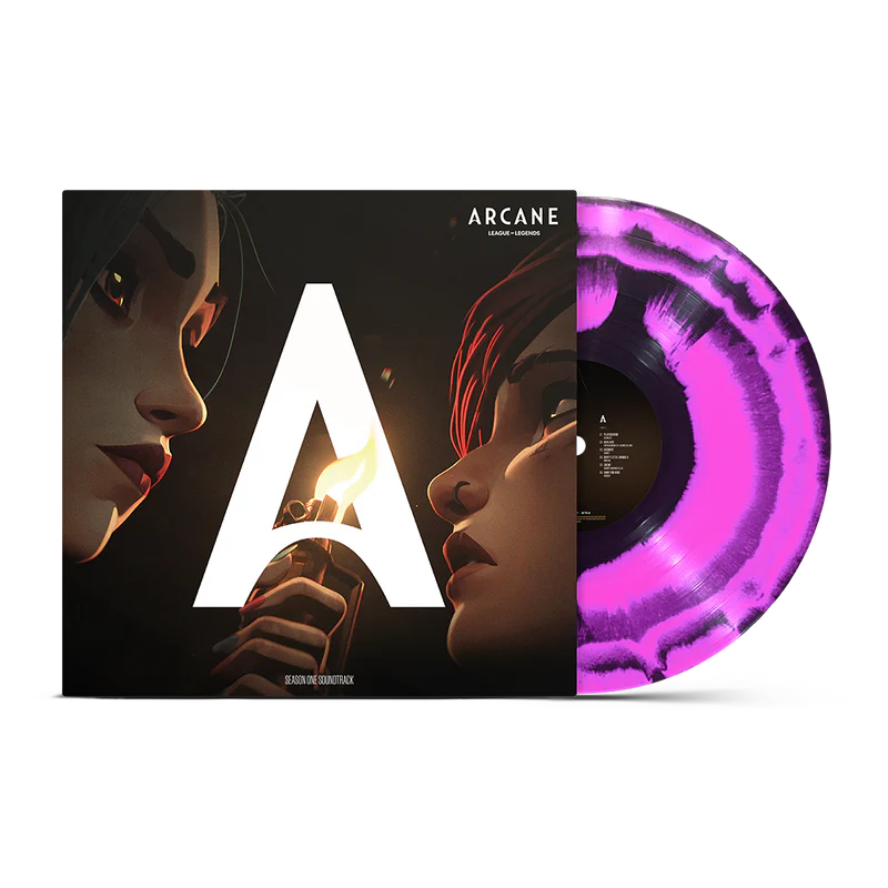 Arcane - Season 1 Soundtrack (Pink & Black Splatter Vinyl LP)