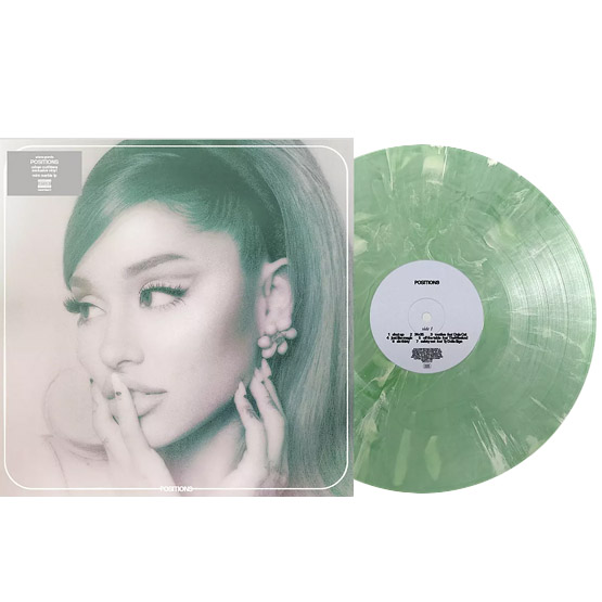 Ariana Grande – Positions | Green With White Marble Vinyl