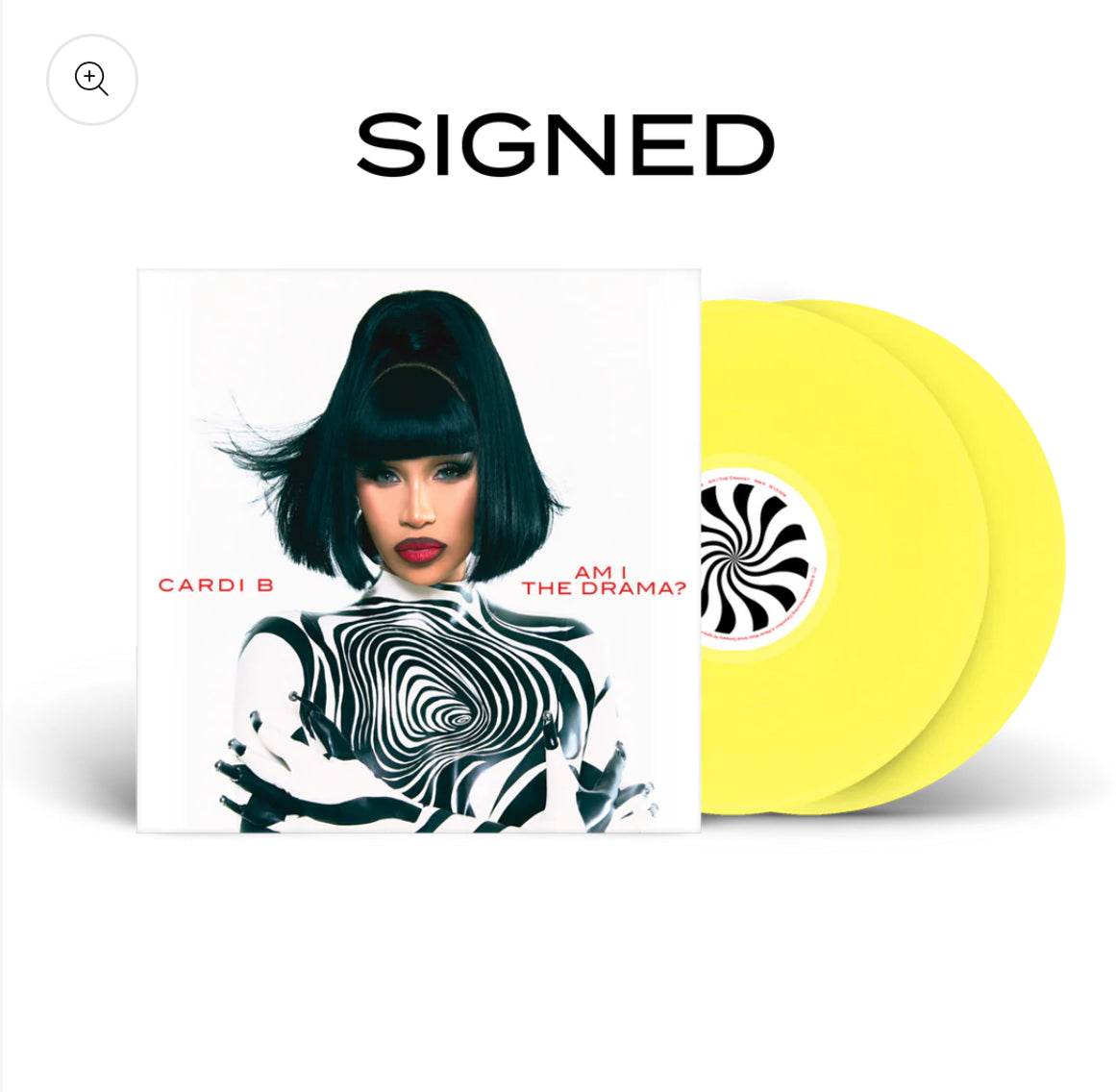 Cardi B - AM I THE DRAMA? Magnet (Alternate Cover #4 Signed Vinyl
