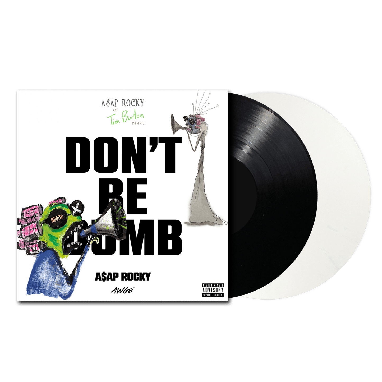 A$AP Rocky - Don’t Be Dumb 2LP (Black & White)
