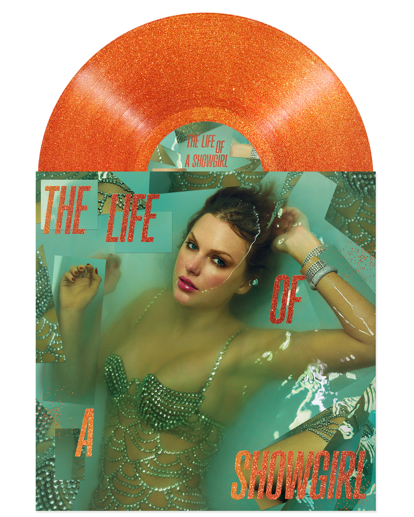 Taylor Swift - The Life of a Showgirl (ORANGE GLITTER VINYL)