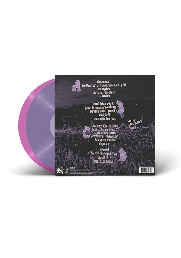 Olivia Rodrigo - Live From Glastonbury (Pink Purple Limited) Vinyl 2LP