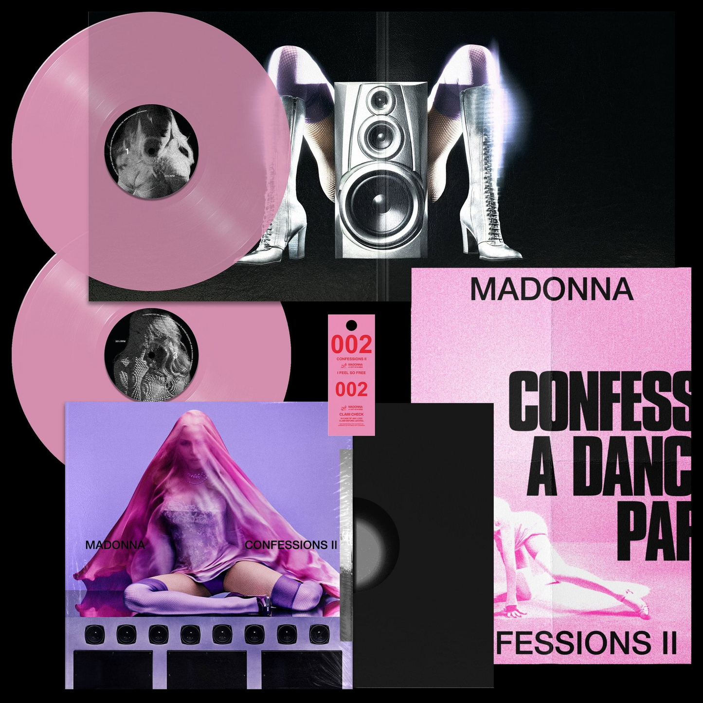 Madonna - CONFESSIONS II (LIMITED Translucent Pink)