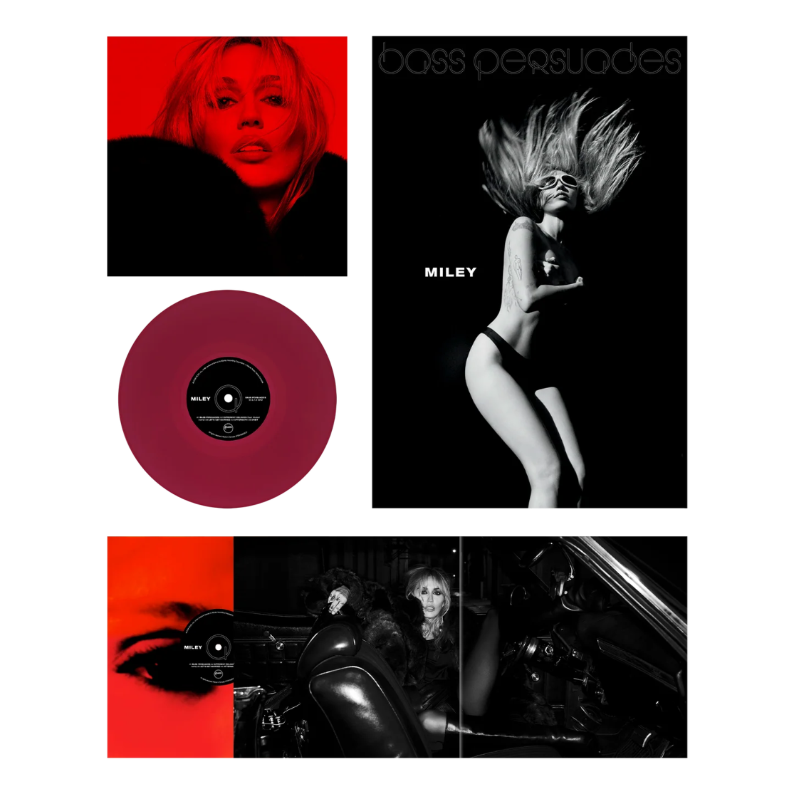 Miley Cyrus - Bass Persuades (Ruby Vinyl)
