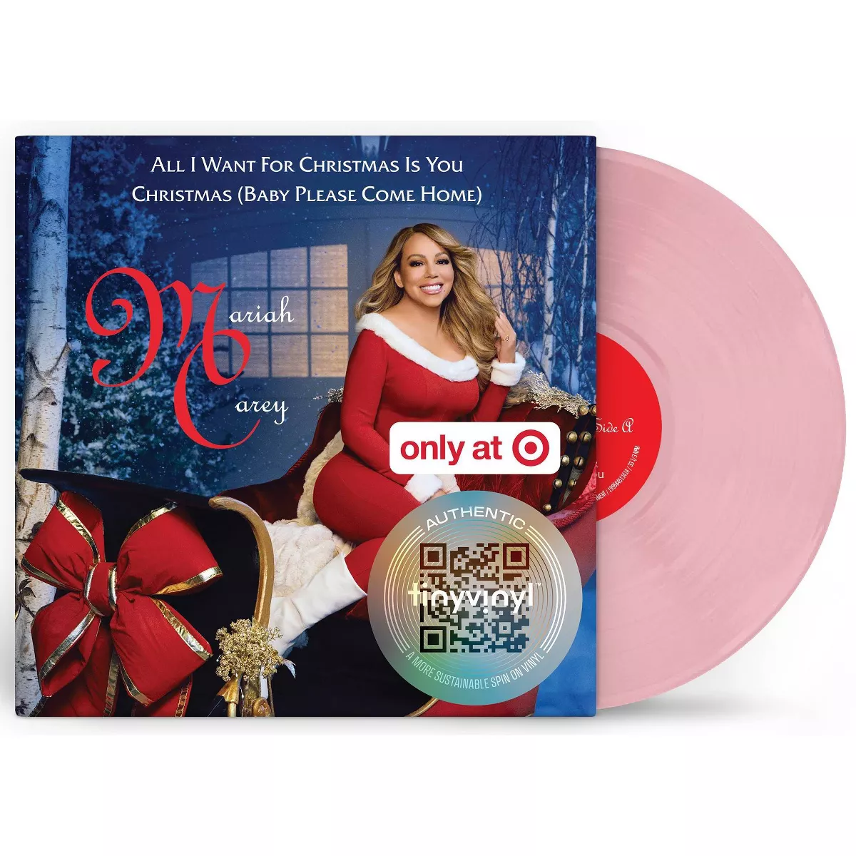 Mariah Carey - All I Want For Christmas Is You (vinyl 4 inch)