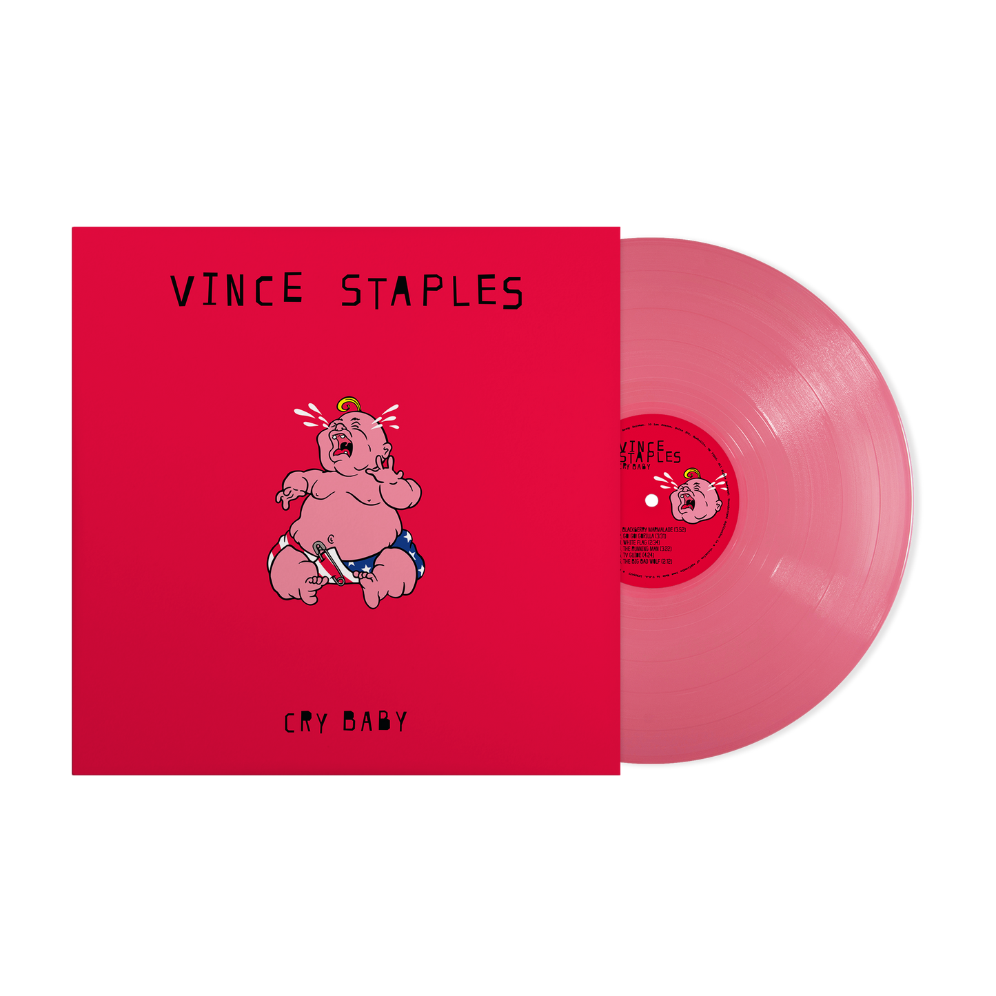VINCE STEPALE - CRY BABY (BABY PINK VINYL)