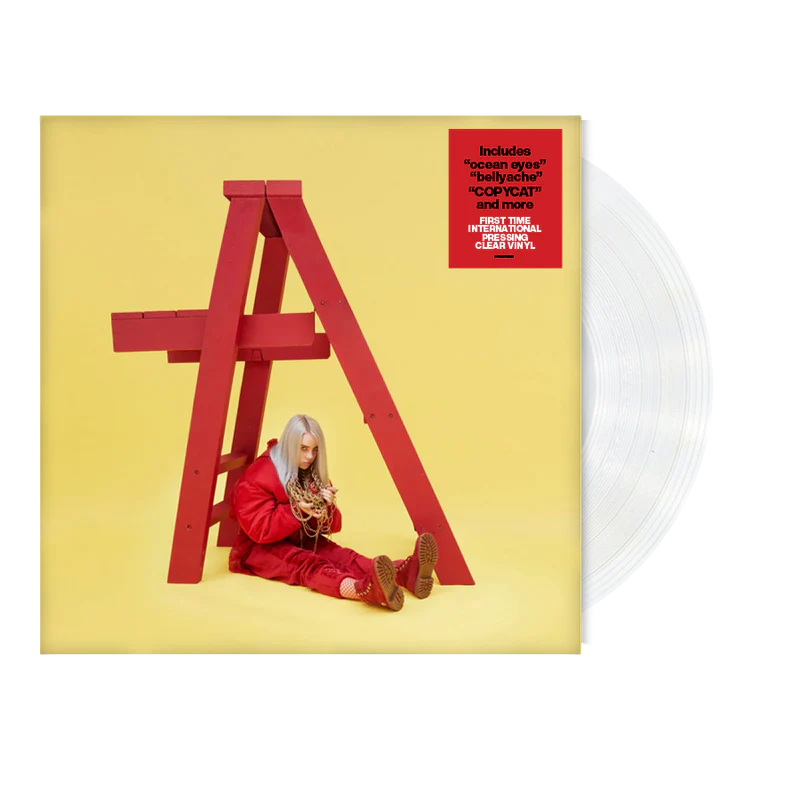 Billie Eilish – Don’t Smile At Me – Red Vinyl (Limited Crystal Clear vinyl)