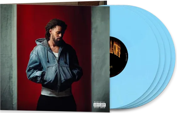 J. Cole - The Fall-Off Vinyl (4LP) - BLUE VINYL
