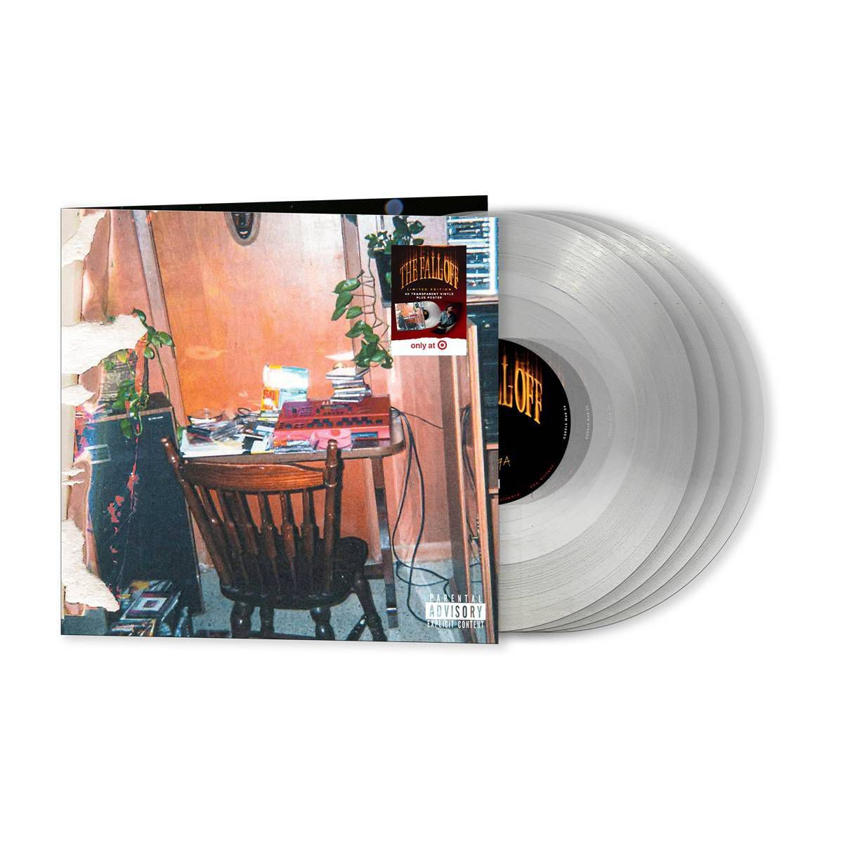 J. Cole - The Fall-Off Vinyl (4LP) - Transparent Vinyl