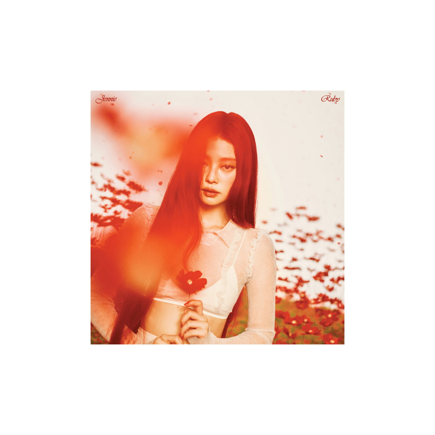 JENNIE - Ruby (Transparent Ruby Red International edition)