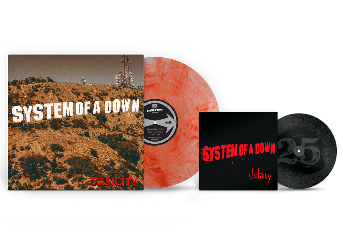 System of a Down - Toxicity (Anniversary Edition with Bonus 7" Poster Colored Vinyl Red Marble)