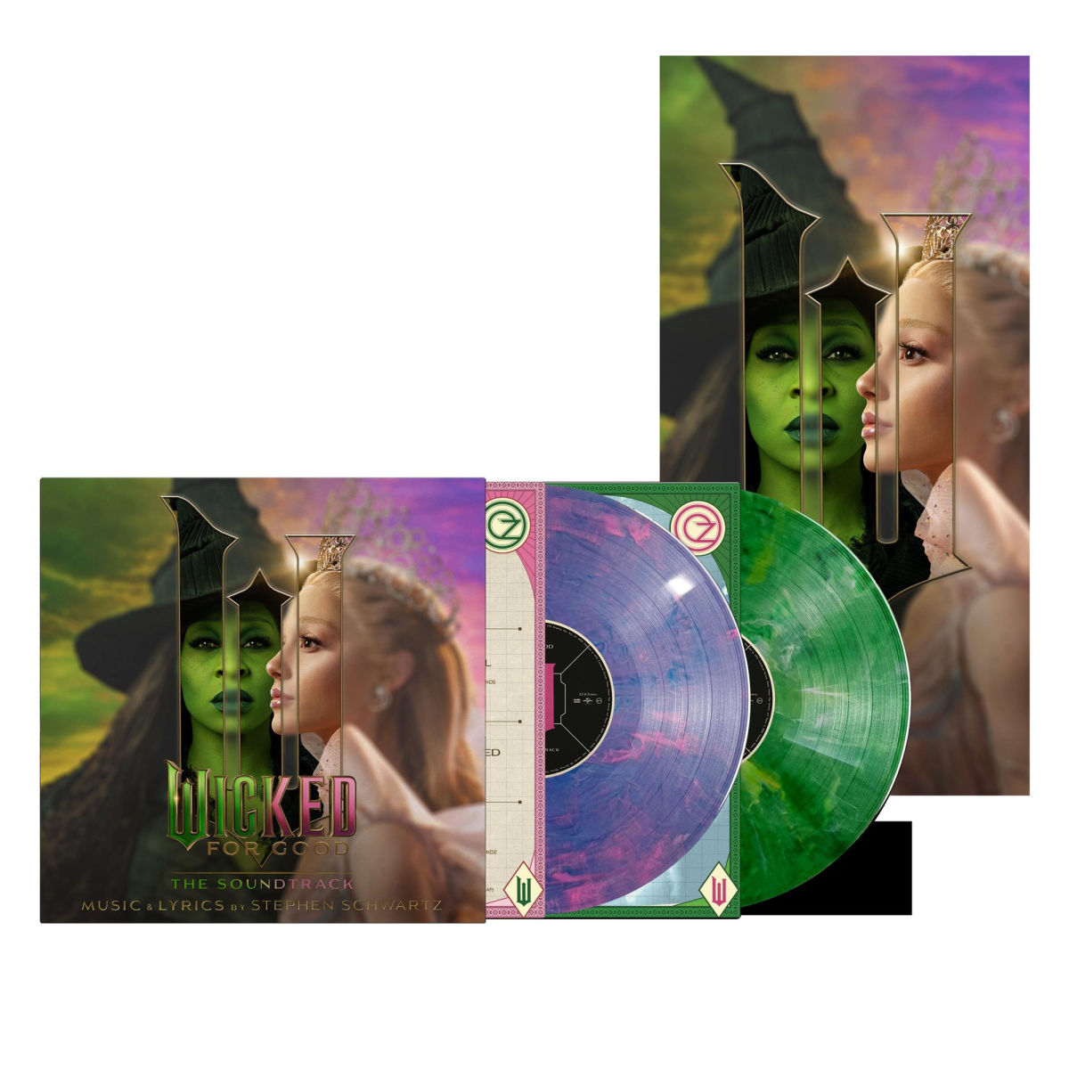 Wicked: For Good - The Soundtrack (Limited Pink/Blue/Green Marbled Vinyl)