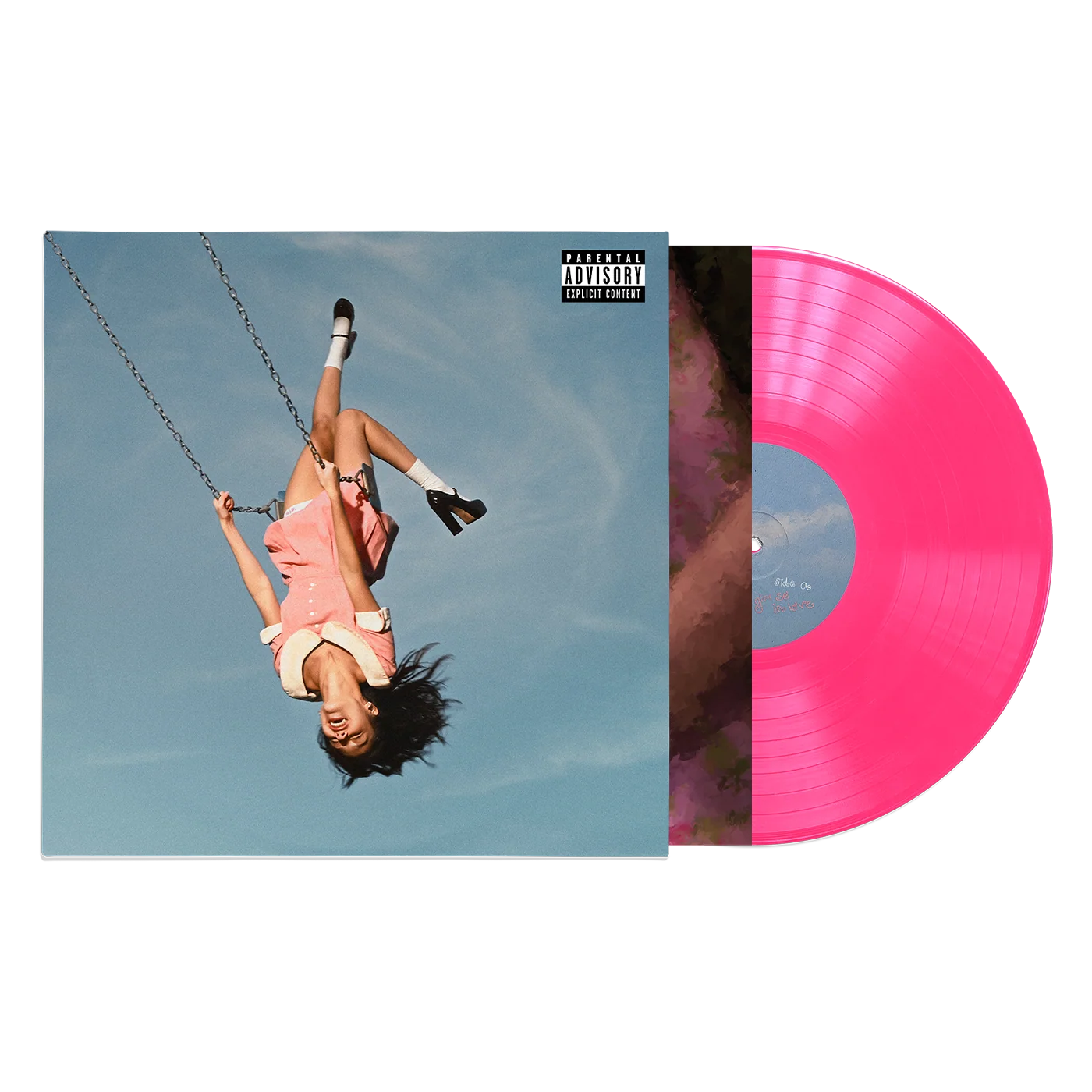 Olivia Rodrigo - You seem pretty sad for a girl so in love (Sticky sweet hot pink vinyl) + Signed art card