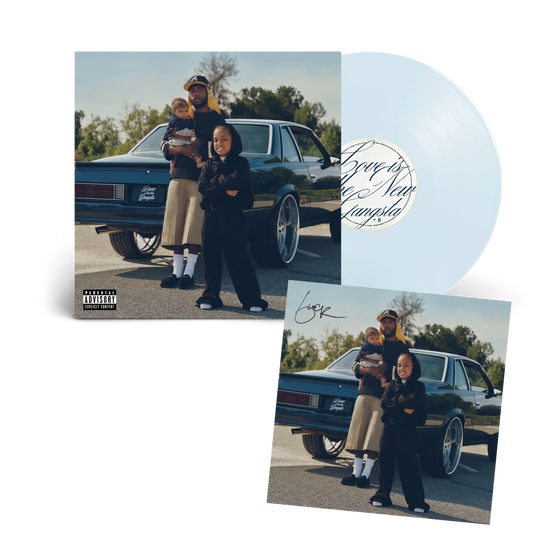 6LACK - Love is the New Gangsta" (Moonlight Clear Signed Vinyl)