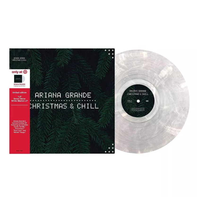 Ariana Grande - Christmas & Chill (Snow Globe White Marble Vinyl)