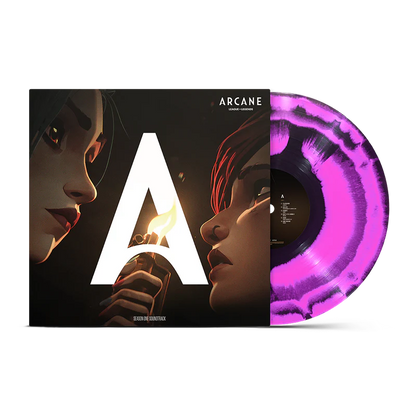 Arcane - Season 1 Soundtrack (Pink & Black Splatter Vinyl LP)