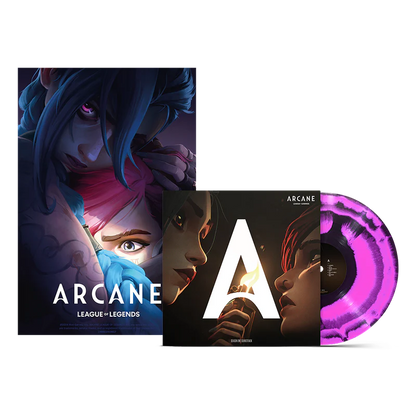 Arcane - Season 1 Soundtrack (Pink & Black Splatter Vinyl LP)