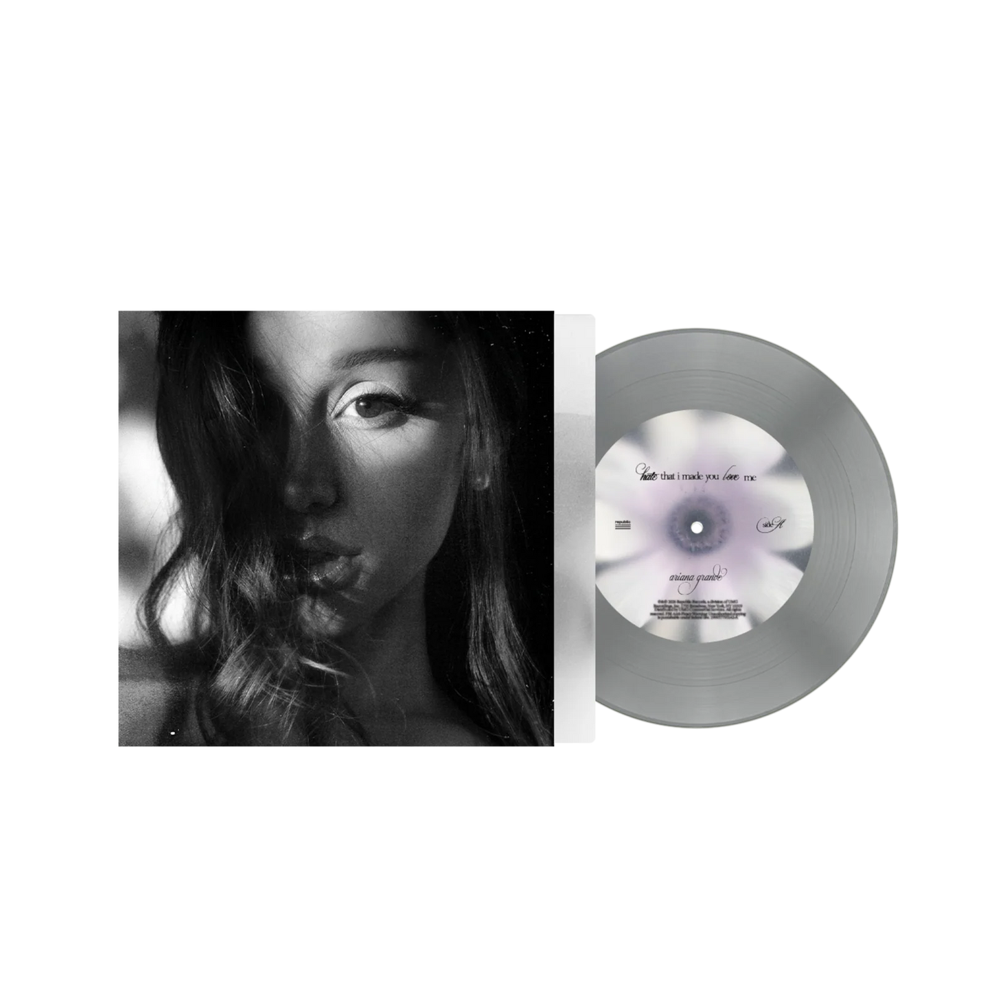 Ariana Grande - hate that i made you love me - fluffy tail gray 7"