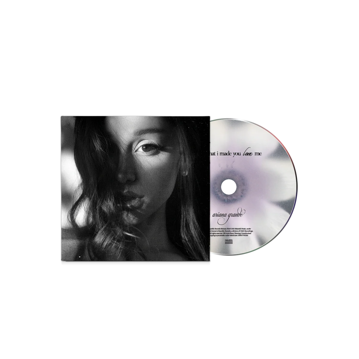 Ariana Grande - hate that i made you love me - w/ a cappella CD