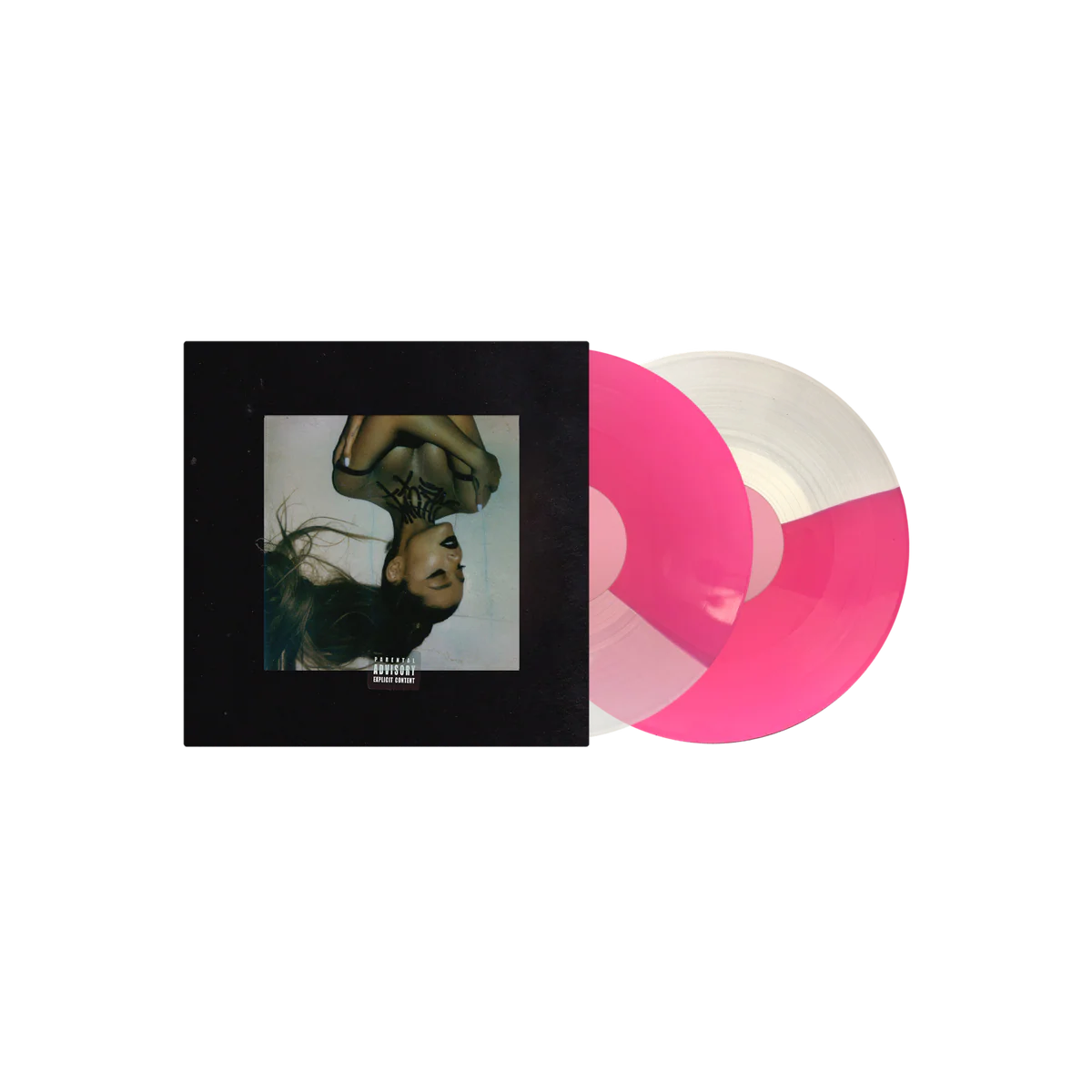 Ariana Grande - thank u, next (half clear/pink) 2LP