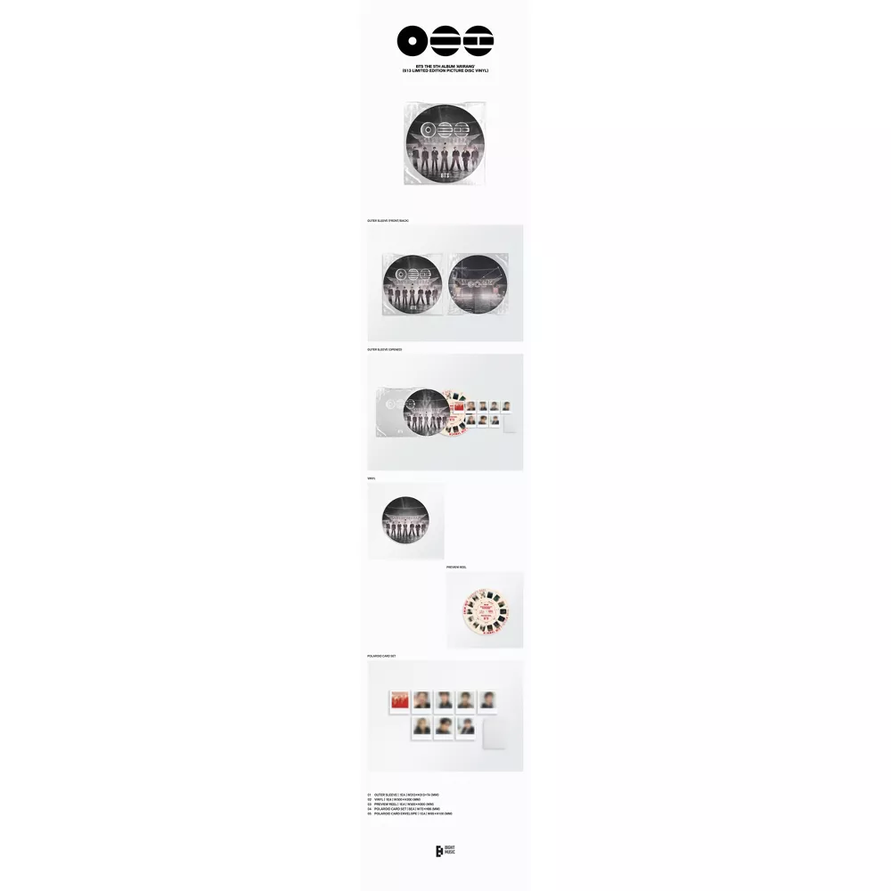 BTS - The 5th Album 'ARIRANG' (613 Limited Edition Picture Disc LP)