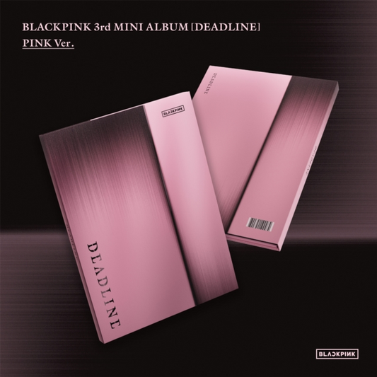 BLACKPINK - DEADLINE (PINK VER.) (CD single + poster + booklet + photocard + stickers)