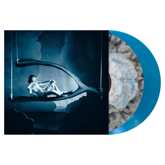 Conan Gray - Wishbone Deluxe 2LP (metallic silver cloudy and blue liquid/ transparent blue)