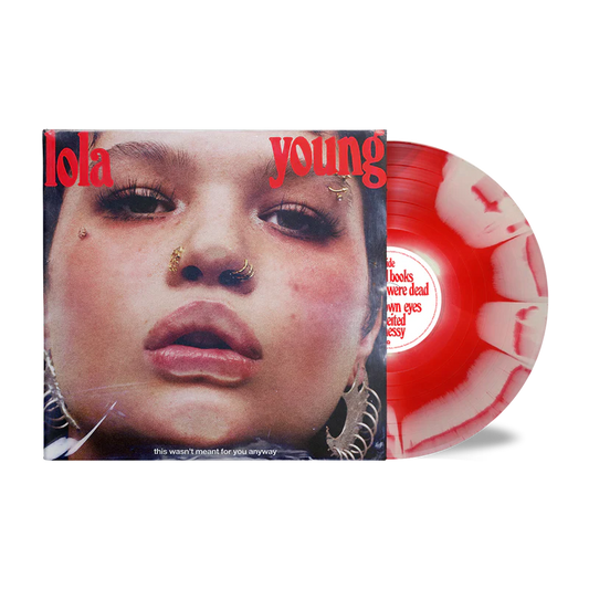 this wasn't meant for you anyway: red/white sunburst vinyl