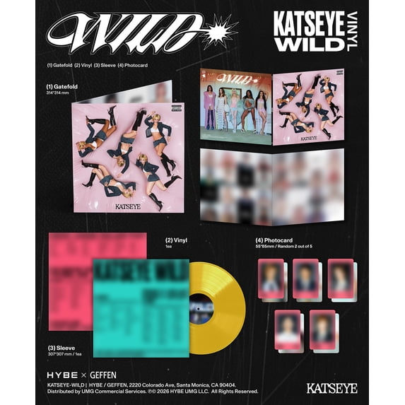 Katseye - WILD (Sunflower  Limited Edition)