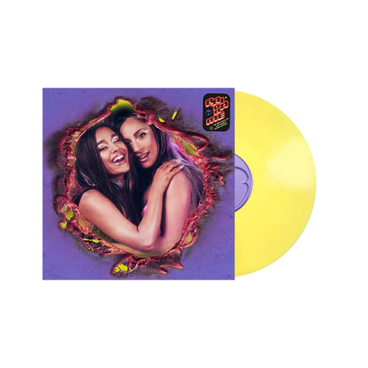 Lady Gaga &amp; Ariana Grande - Rain On Me Yellow Colored 7" Vinyl