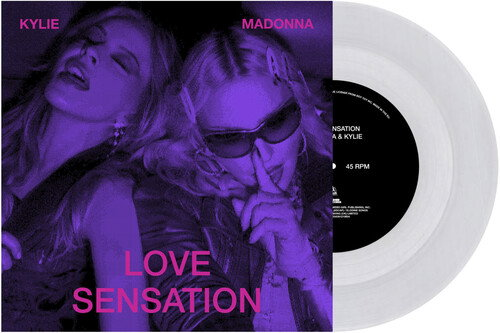 Madonna & Kylie Minogue - LOVE SENSATION (CLEAR VINYL) - 7'