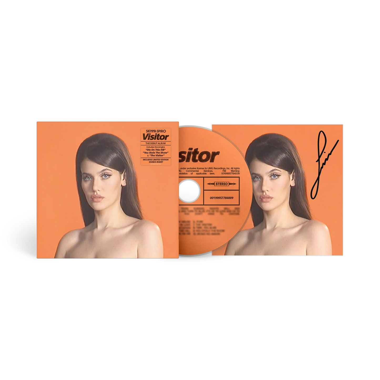 SIENNA SPIRO - Visitor (CD) + ARTCARD SIGNED