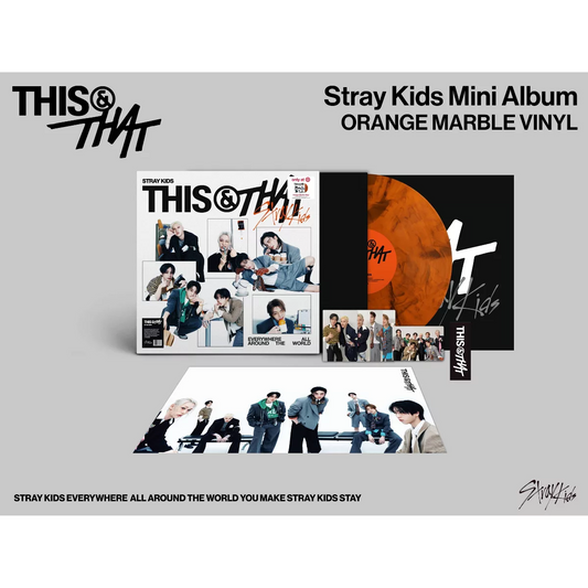 STRAY KIDS -THIS & THAT (ORANGE MARBLE VINYL) (Copy)