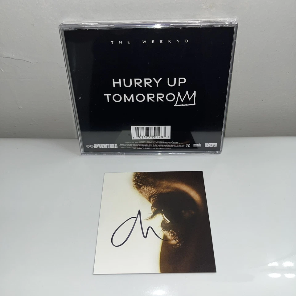 The Weeknd x Basquiat 'Hurry Up Tomorrow' Signed CD