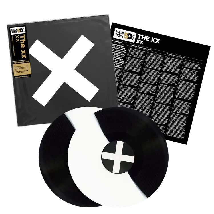 The XX - XX (black and white split vinyl, plus remix 12")