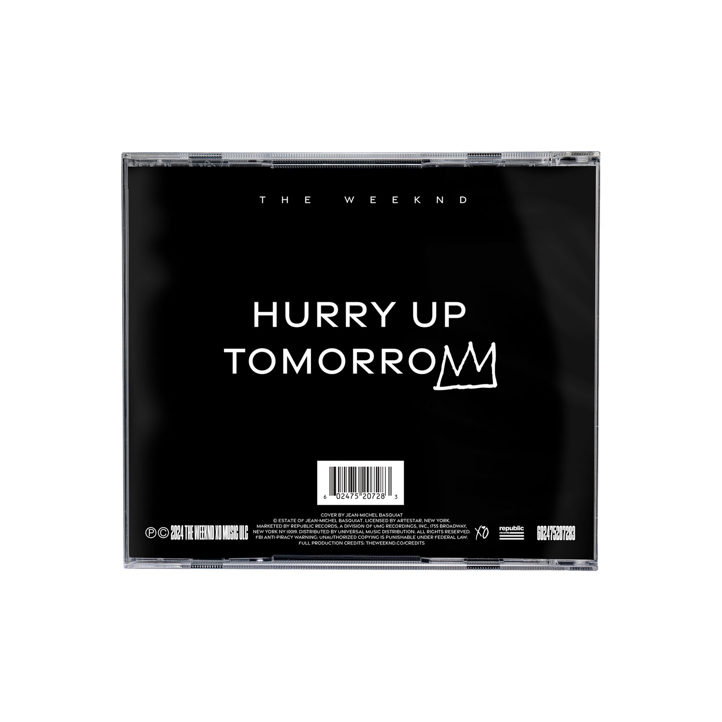 The Weeknd x Basquiat 'Hurry Up Tomorrow' Signed CD