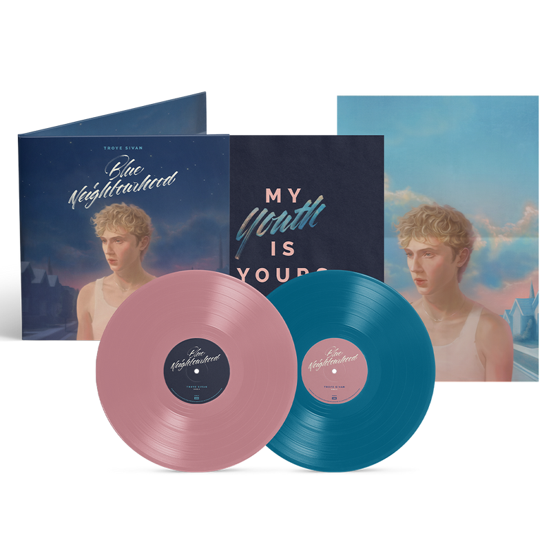 Troy Sivan - Blue Neighbourhood - Ten Years On (Blush Pink & Aqua Blue Vinyl )