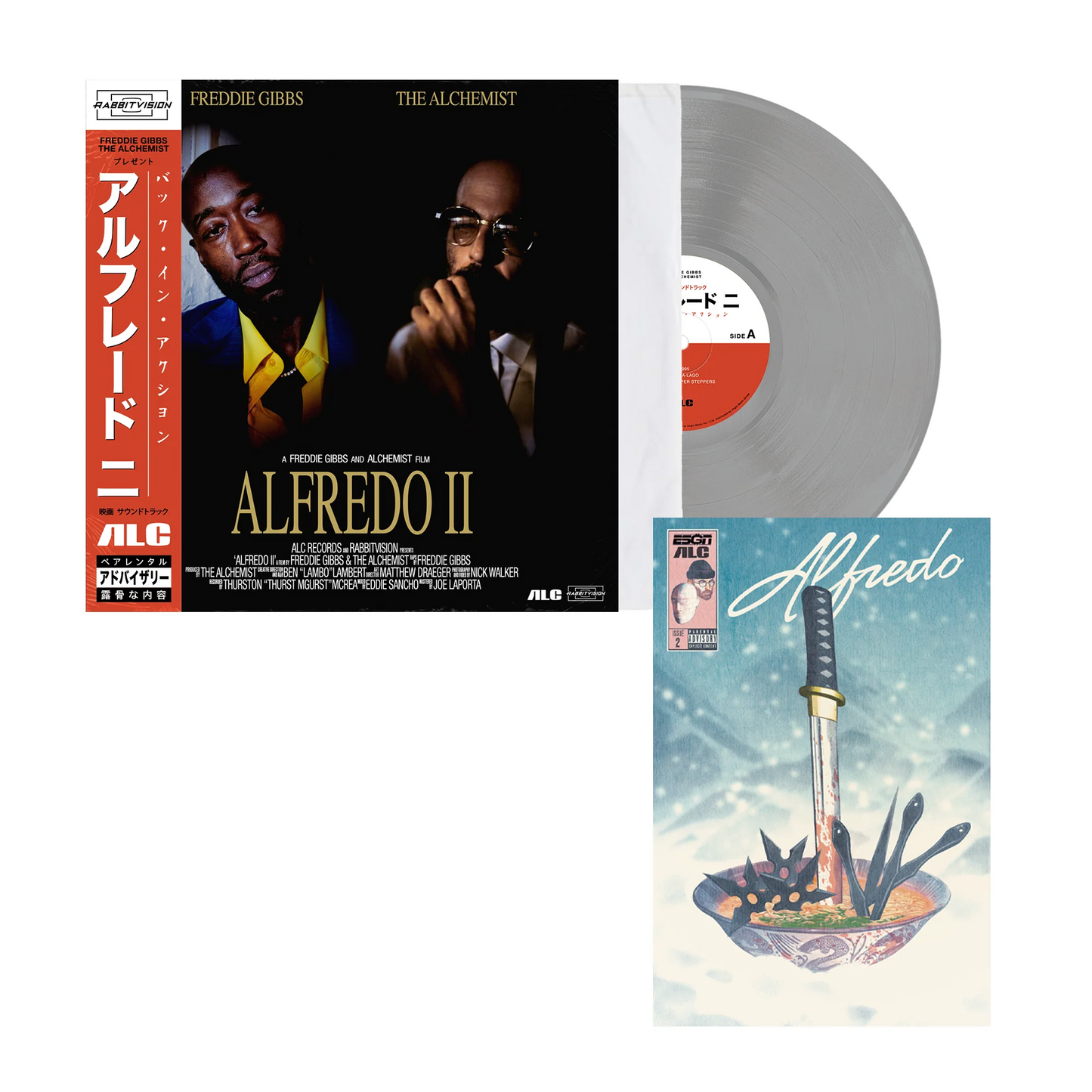 Freddie Gibbs & The Alchemist - Alfredo II 2LP (Laser Disc Vinyl + Comic Book & Poster)