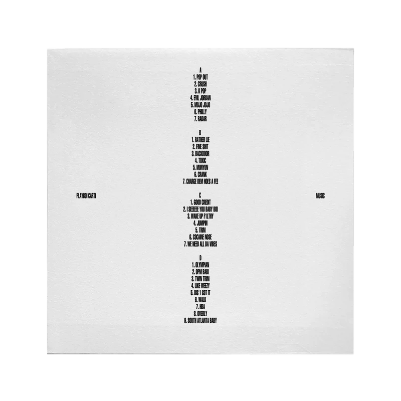 Playboi Carti - I AM MUSIC (White 2LP Vinyl)