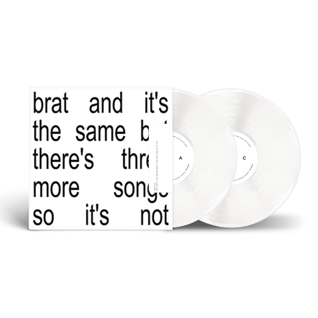 Charli XCX - Brat and It's the Same but There's Three More Songs So It's Not (2LP WHITE)