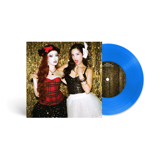 Olivia Rodrigo, Chappell Roan - Expectations - 'LA behavior' translucent blue 7" vinyl