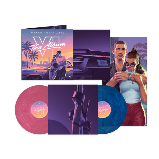 Grand Theft Auto VI - The Album (Indie Pink & White / Blue & White Vinyl)
