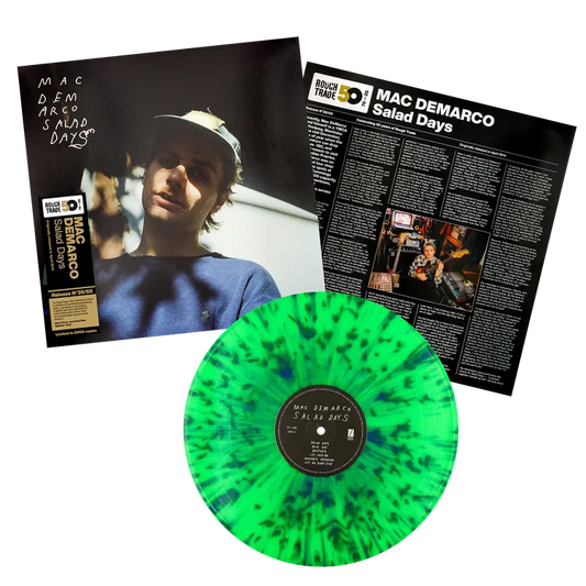 Mac Demarco – Salad Days (neon green and dark blue splatter)