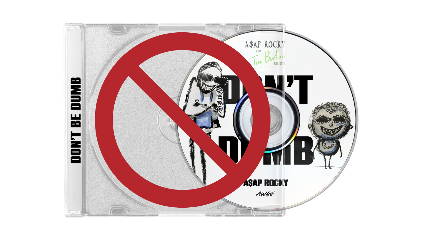 A$AP ROCKY - DON'T BE DUMB (DON’T BE DUMB RUGAHAND CD)