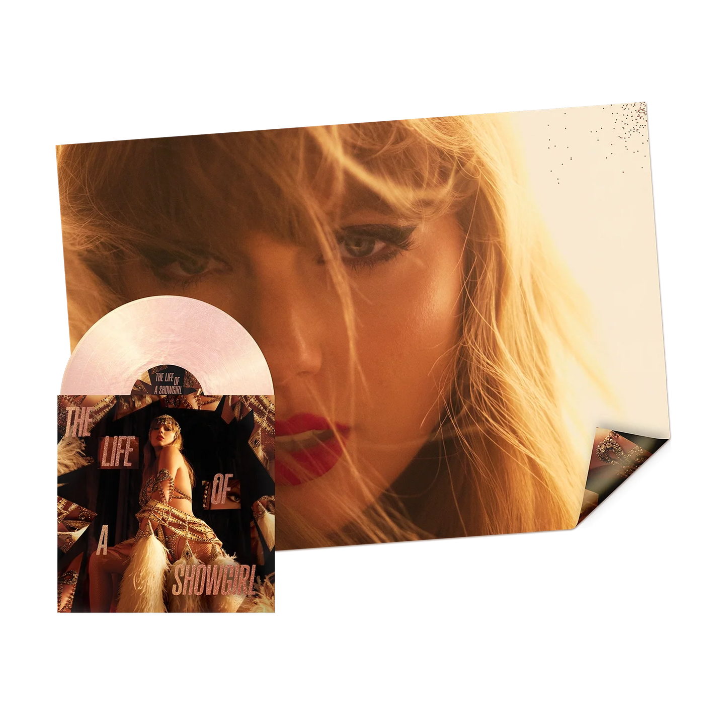 Taylor Swift - The Life Of A Showgirl: The Crowd Is Your King  (Spritz Pink Shimmer Vinyl)