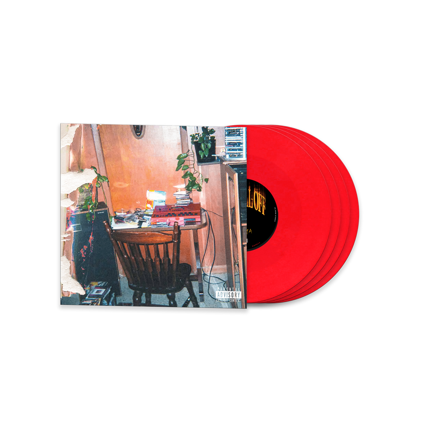 J. Cole - The Fall-Off Vinyl (4LP)  - RED VINYL