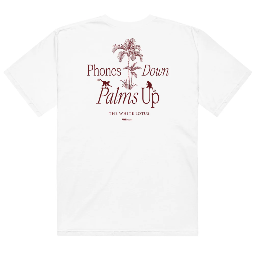 The White Lotus - Phones Down Palms Up Comfort Colors T-Shirt