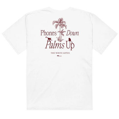 The White Lotus - Phones Down Palms Up Comfort Colors T-Shirt