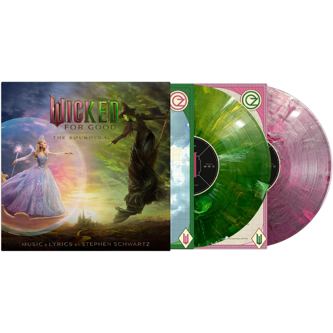 Wicked - The Soundtrack - 2LP Split Green &amp; Pink Vinyl